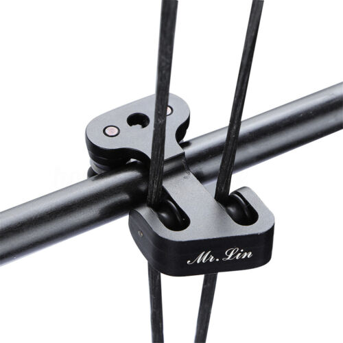 Aluminum Archery Cable Slide Compound Bow String Splitter Roller Glide Separator