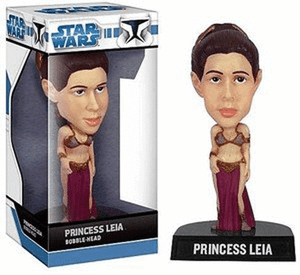 Funko Star Wars Principessa Leia Jabba Schiavo Bobble-Head Figura