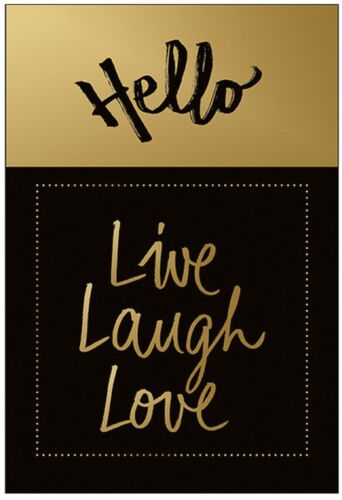 show original title Details about   Wall stickers or Furniture La Vie Es NICE Hello Hello Live Laugh Love 
