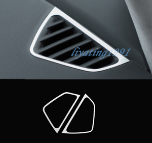 2PCS Aluminum Upper Air Vent Outlet Cover Trim For Mercedes Benz GLE W167 2020 