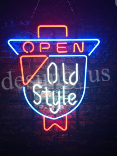 New Old Style Open Beer Bar Neon Light Sign 24"x20" 