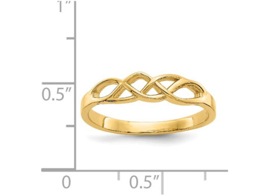 Details about   Free Form Knot Ring in 14K Yellow Gold 