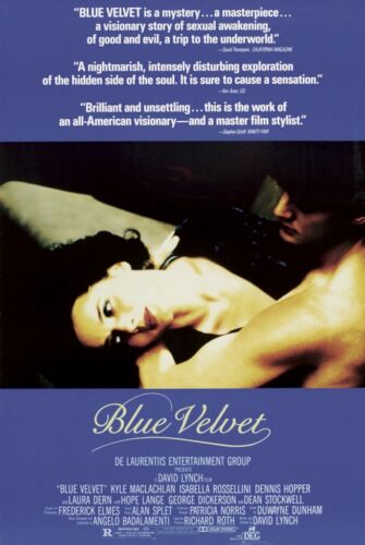 Blue Velvet Movie Poster Wall Art Photo Print 8x10 11x17 16x20 22x28 24x36 27x40