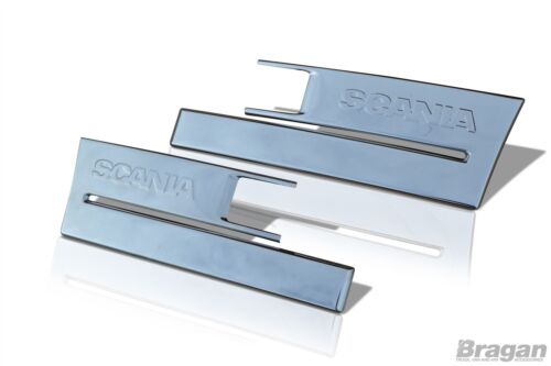 D To Fit Scania 4 R P G 6 Series Side Step Panel Trim Indicator Chrome Cover