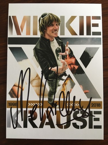 National Handsignierte Autogrammkarte Mickie Krause Deutscher Schlagersanger Mallorca 2 Sammeln Seltenes Drukgreen Bt