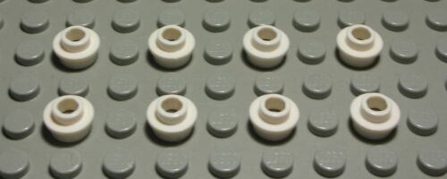 1594 # LEGO Plaque Ronde avec Trou 1x1 Blanc 8 Pièce