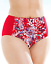 N62 Swimsuit Magisculpt Red Floral Bikini Bottoms,Bikini Top