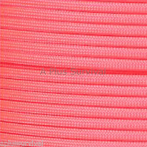 Salmon Paracord 50 Foot 550 lb Bracelet Camping Survival Kit Rope Cord