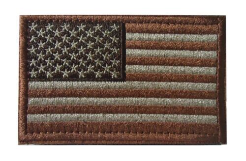 TACVASEN Tactical Embroidered Shoulder Patches US American Flag Police Patches 