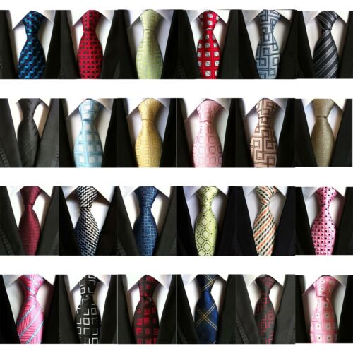 57" Fashion Classic 8CM mens tie Man Silk ties Adult Floral Jacquard Necktie