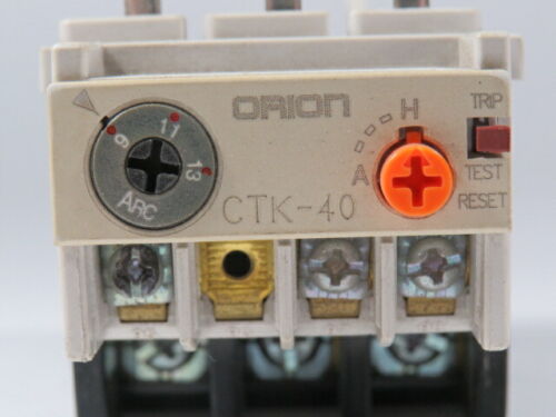 Details about  / Cerus Orion CTK-40-11 Thermal Overload Relay 9-13A Range  USED
