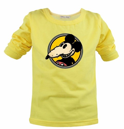 Disney Mickey Rat Funny Parody Mouse Pattern Kid Gift Long Short Sleeve T-Shirt