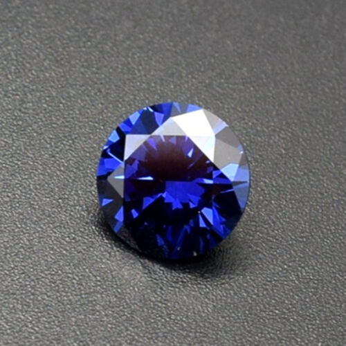 Natural Blue Tanzanite 7.53ct Unheated 12mm Top Round Shape Loose Gemstones