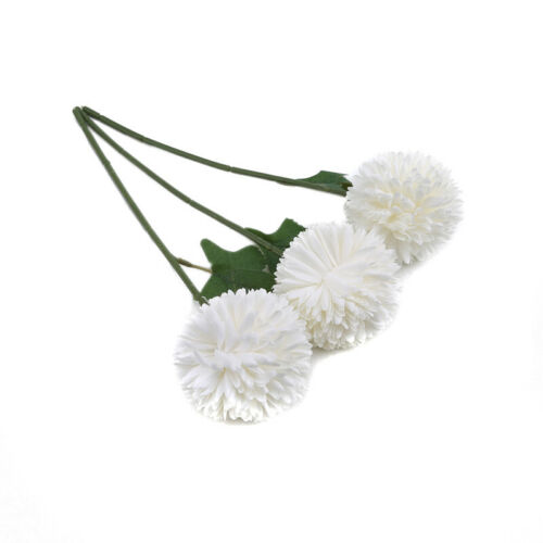 Artificial Chrysanthemum Ball Dandelion Pompom Flowers Bouquet Party Decor SI