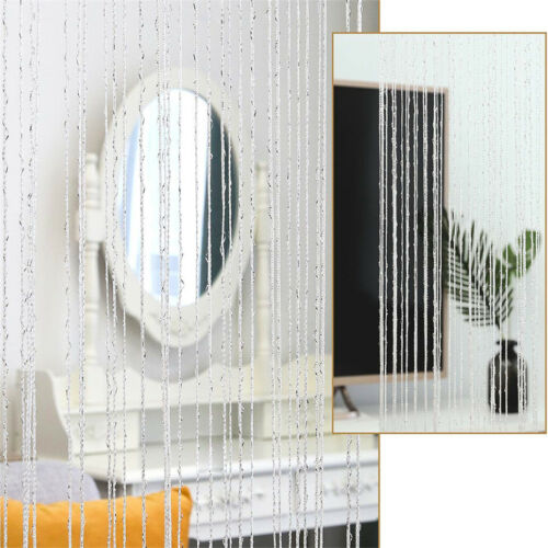 Decor Tassel String Curtains Patio Net Fringe Door Windows Divider 100x200cm