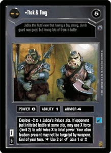 REFLECTIONS III star wars ccg swccg Thok /& Thug Near Mint//Mint