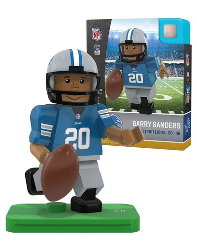 Barry Sanders Detroit Lions OYO Sports Toys NFL G4 Gen 4 Mini Figure Minifigure