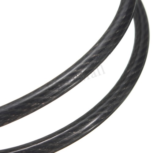 Lock Extender Loop U Secure Anti Theft Coil Cable Bike Cycle Security 1M X 6mm
