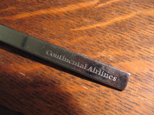 Continental Airlines Spoon - Vintage 1980&#039;s CAL CO Airplane Airline Silverware