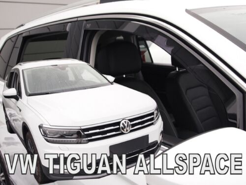 VW Tiguan allspace II 5 puertas 2017-up viento desviadores 4pc Set tintadas Heko