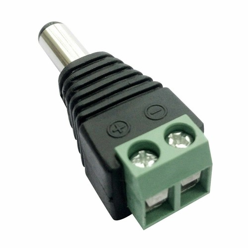 Female DC Power Jack Connector Adapter Plug 2.1 x 5.5mm Audio CCTV LED Details about / Male