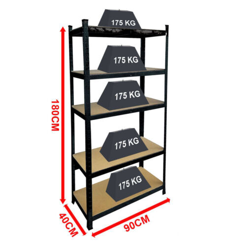5 Tier Wire Shelving Unit For Pantry Closet Kitchen Laundry Garage Organization