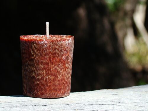 Sampler 20hr BLACK LIQUORICE /& PEPPERMINT Natural VOTIVE Candle Sample Fragrance