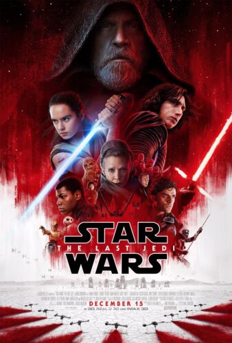 The Last Jedi Movie Silk Fabric Poster 11/"x17/" 24/"x36/" 2017 Star Wars