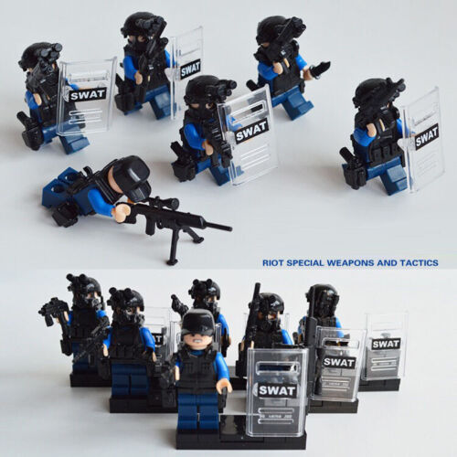 Militärische Minifigur Bicks Swat Polizei Armee Team Baustein Spielzeug Geschenk