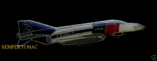 VX-4 F4 PHANTOM 2 1776 BICENTENNIAL LAPEL HAT PIN UP EAGLE US NAVY NAS PA MUGU 