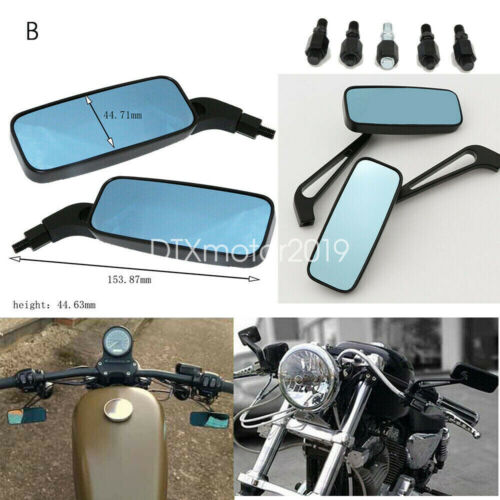 2pcs Motorcycle Rearview Mirrors For Harley Davidson Street Glide FLHX Touring