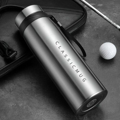 Insulated Water Bottle Tea Infuser Travel Vacuum Flask Stainless Steel Thermos 