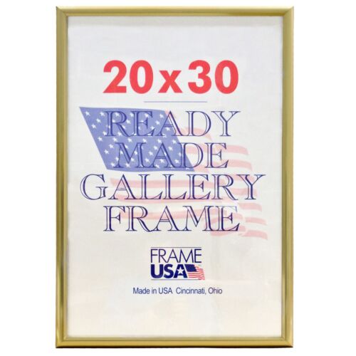 15 Sizes to Choose From Deluxe Gold Poster Frame w//Plexi-Glass