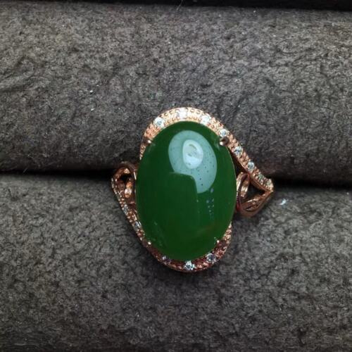 Details about  / Certified Natural Green Jasper 925 Sterling Silver Oval Ring Engagement Gifts