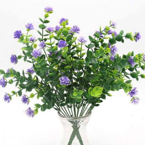 Green Fake Artificial Plant Plastic Leaves Flower Grass Office Home Garden Decor Green Fake Artificial Plant Plastic Leaves Flower Grass Office Home Garden Decor