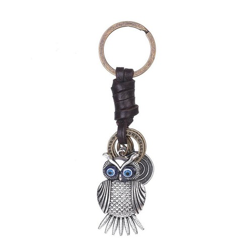 Alloy Animal Owl Wing Pendant Keychain Key Ring Car Handbag Charm Gifts WST 01