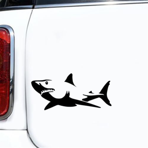 Lovely Shark Car Laptop Window Bumper Decal Vinyl Auto Motorcycle Truck Sticker
