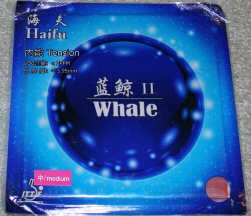 HaiFu Whale II National Version (Factory Tuned) Pips-In Table Tennis Rubber, USD