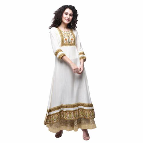 Indian Women Kurta Kurti Bottom Bollywood Designer Long Gown Dress Top Tunic New 