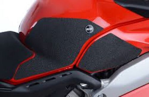 R&G RACING BLACK TANK TRACTION GRIP PADS Ducati Panigale V4 2017-2018 