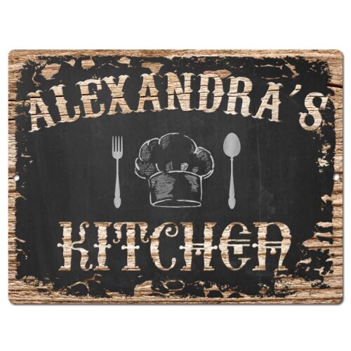 PP2504 ALEXANDRA/'S KITCHEN Plate Chic Sign Home Room Kitchen Decor Birthday Gift