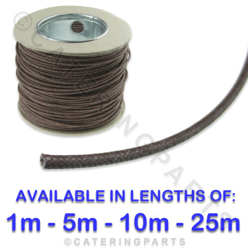 HIGH TEMPERATURE EQUIPMENT WIRE CABLE SIAF BROWN 1.5mm HEAT RESISTANT WIRING