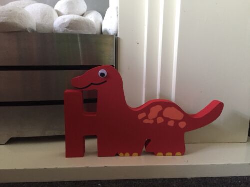 Mdf Freestanding Dinosaur Letters Boys Bedroom Decor Diplodocus Trex Fun