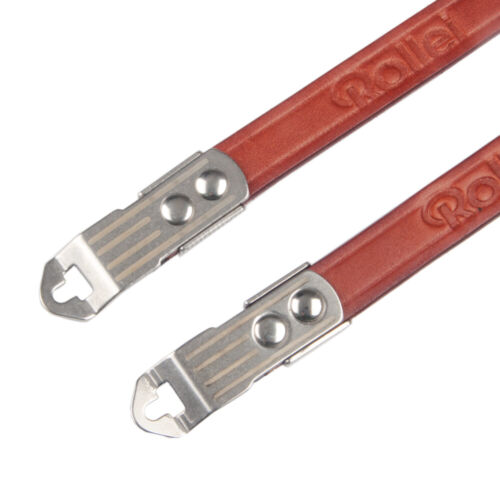 Genuine Leather Strap With Lugs For Rolleiflex MX-EVS Rolleicord VB TLR Camera R