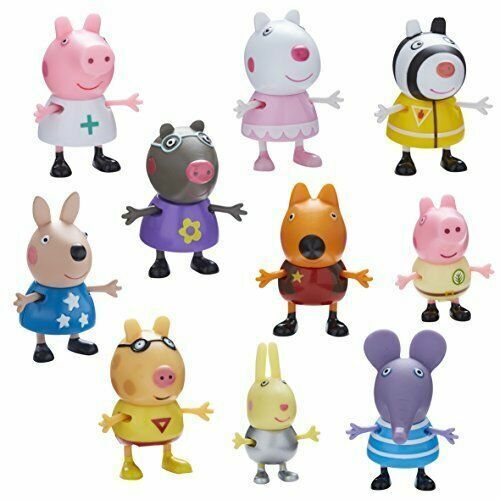 Peppa Pig 06668 Dress-Up 10-Figurine Pack 