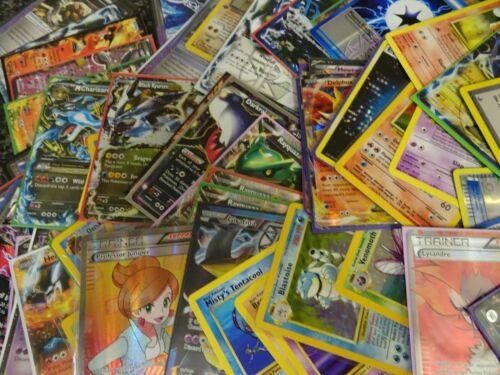 Pokemon Card Bundle Joblot 50x Cards HOLOS GUARANTEED Mixed Random Lot! 