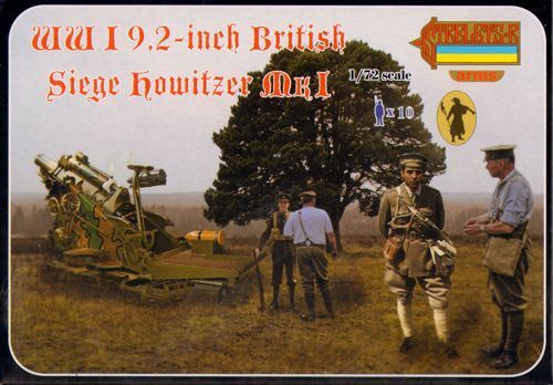 Strelets 1//72 WWI 23.4cm Britisch Belagerung Howitzer A012