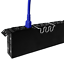 C14 / C13-4 ft Blue Iron Box #IBX-2817 18 AWG 10A/250V IEC 320 Power Cord 