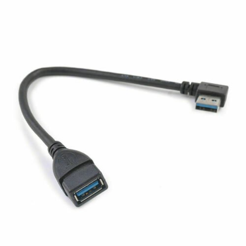 90 Degree Up Down Left Right Angle Male to Female USB3.0 Adapter Cable Connector