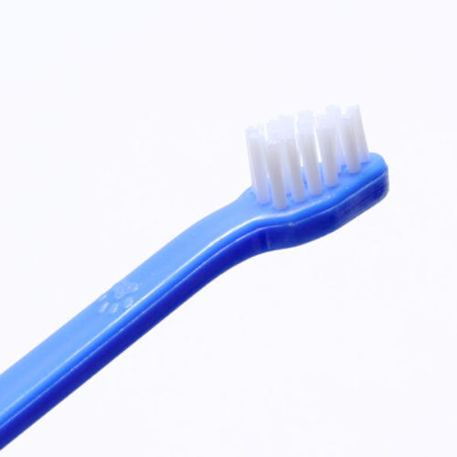 Dual End Dental Tooth Brush Dog Cat Pet Grooming Clean Washing  PR 